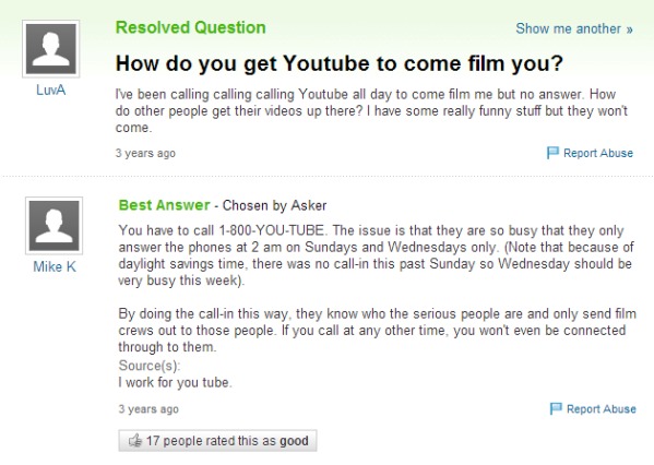 1. So this is how they get all those cat videos.