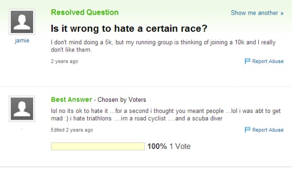 12. An acceptable form of racism. 