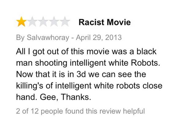 Finding racism in the movie