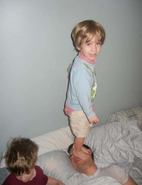 21.) He just wanted to check on his dad... and make sure he wasn
