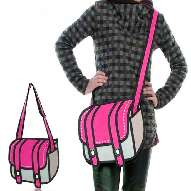 Cartoon Messenger Bag, .99