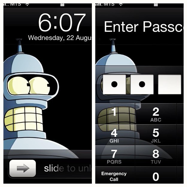 Lock screen brilliance.