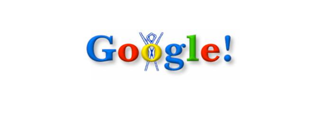 In 1998 this was the first Google logo doodle. It