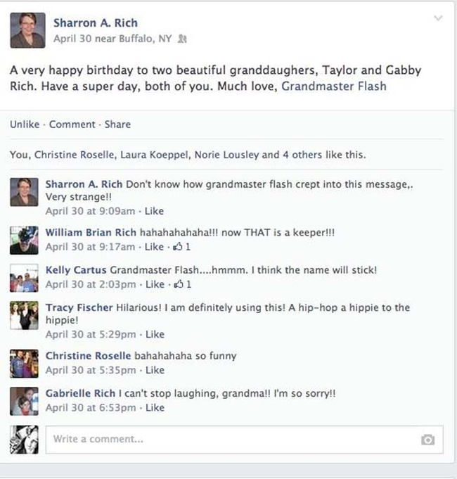 Now grandma has an even cooler nickname.