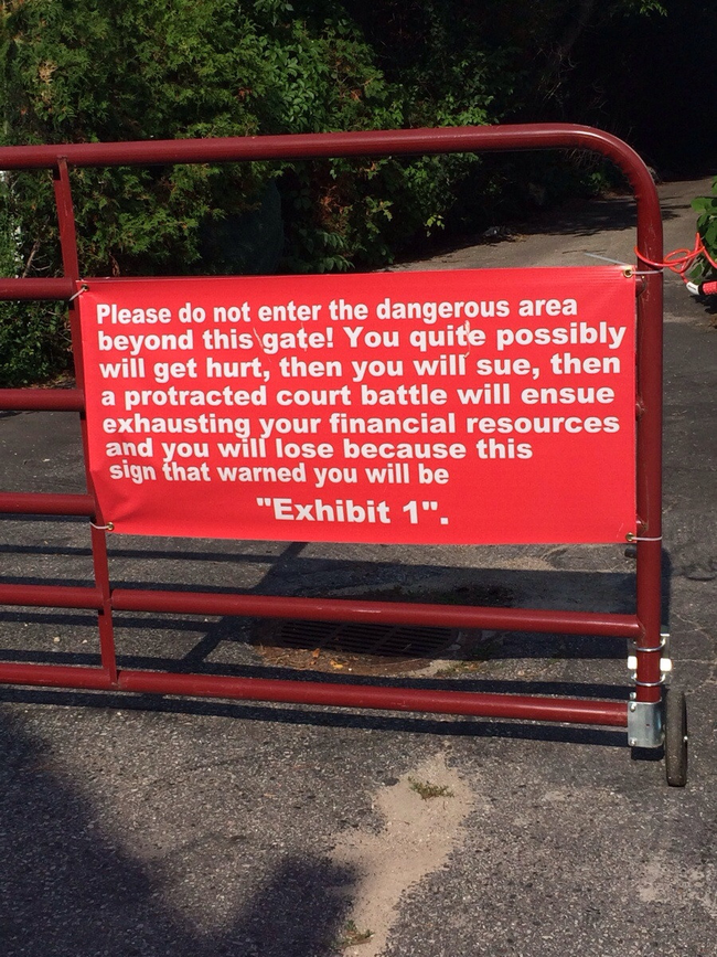 Exhibit 1, you make so much sense.