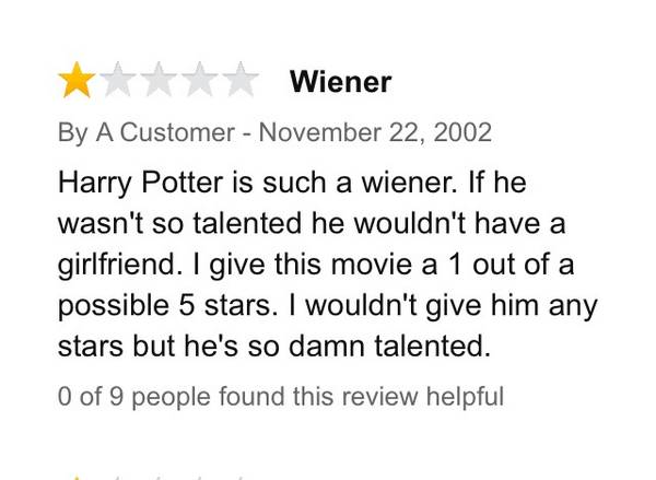 Someone who hated "Harry Potter and The Sorcerer