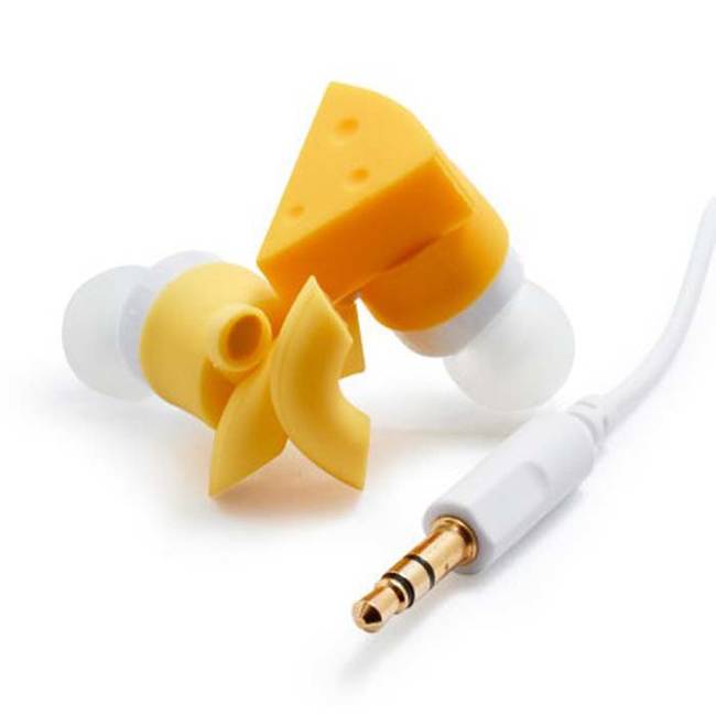 Macaroni and Cheese Earbuds, .99