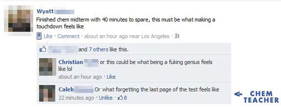 That chem teacher just won the Internet.