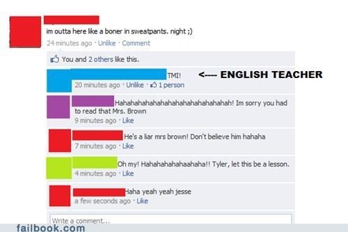 Way too much information.