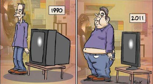 By 2021, the TVs will be a part of us.