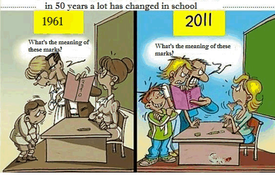 2061 is when parents start grading the teacher