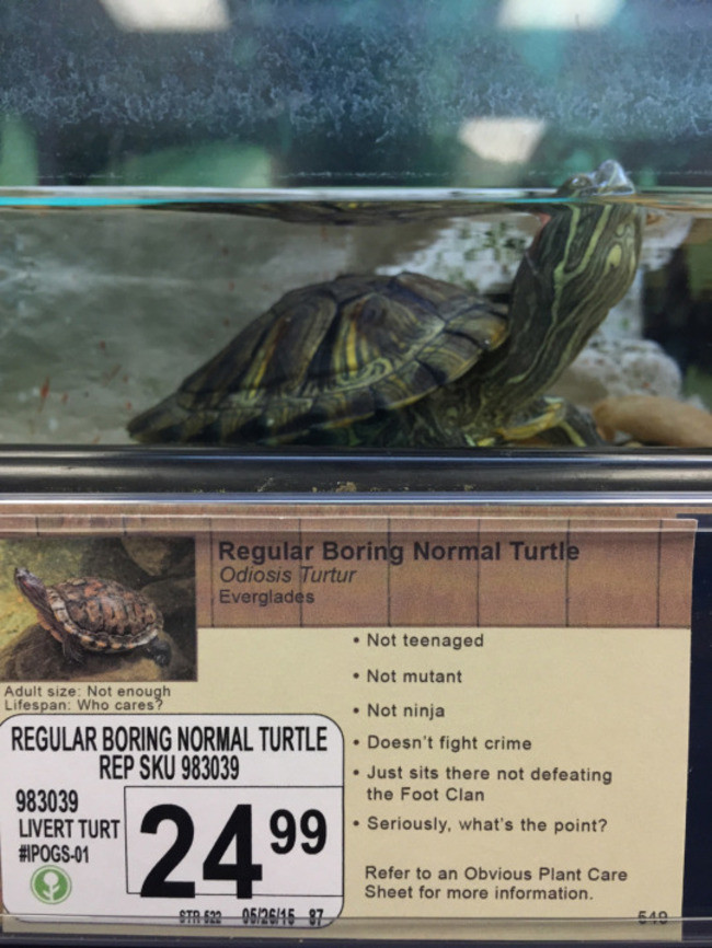 Look, what did you expect for .99? Do you know how much mutating chemicals cost?
