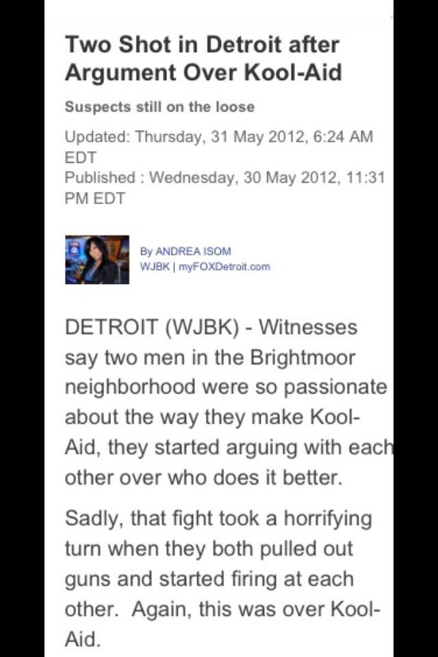 What flavor of Kool-Aid though? That