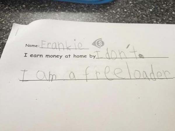 13.) You have to respect his honesty.