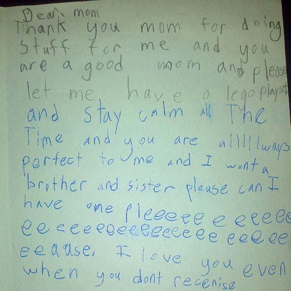 11.) I think they want a sibling. Maybe?
