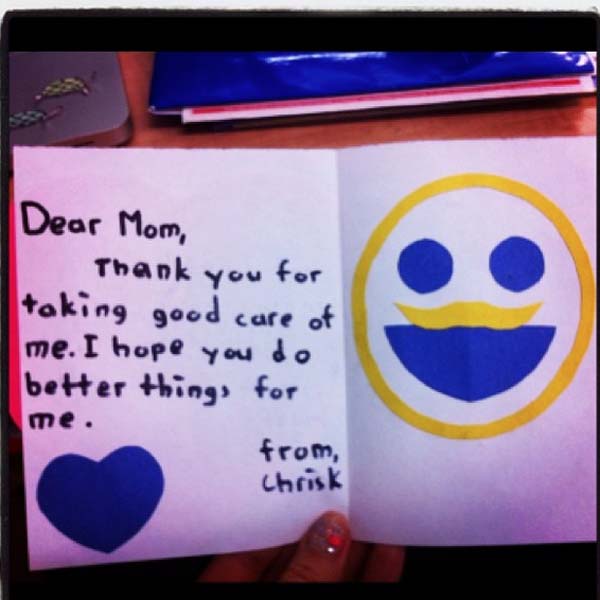 10.) The honesty is appreciated, kid.