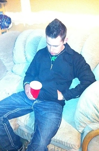 7. The guy who was too tired to party.