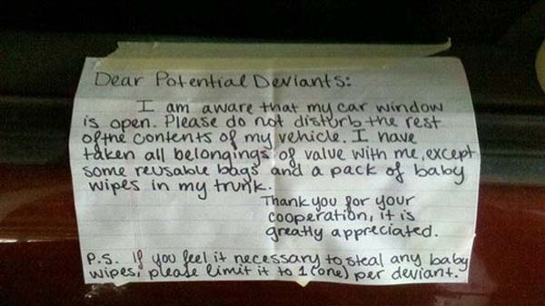 21.) Not enough people address the potential deviants.