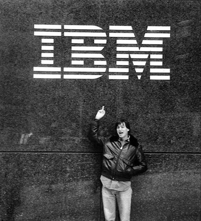 Steve Jobs being feisty.